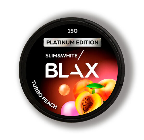 Снюс блакс, BLAX Platinum Вкус - персиковая жвачка